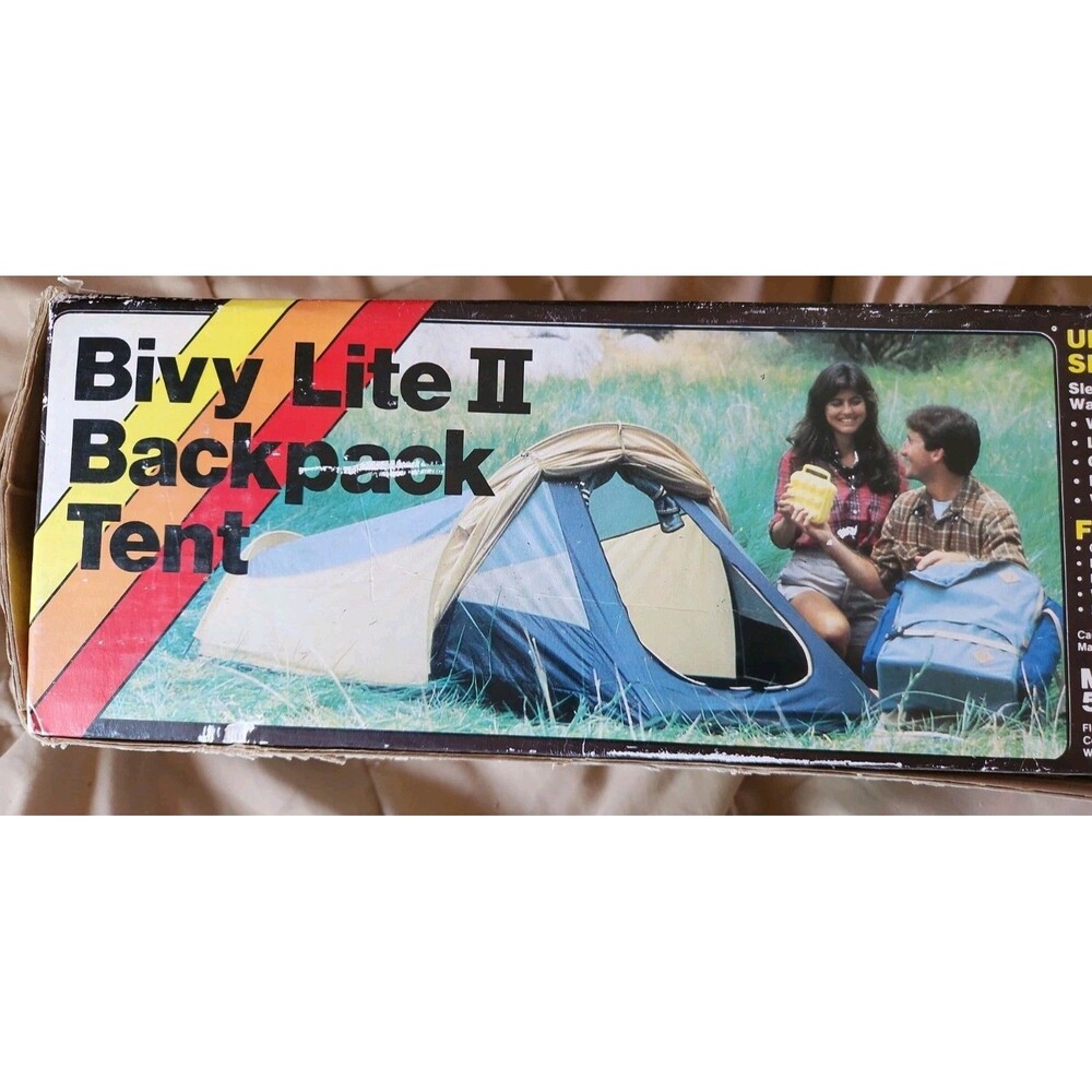 VINTAGE Camel Bivy Lite II Backpack Tent #574 - NOS New Old Stock In Box